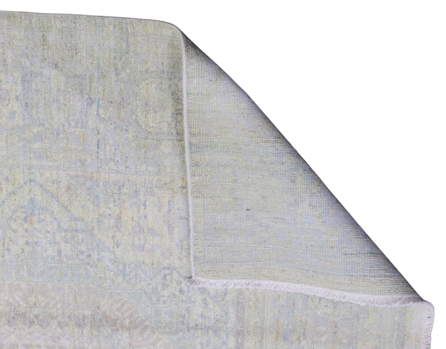 Whispered Elegance - Peshawar Rug from Afghanistan (8 × 9.11 ft) - 4