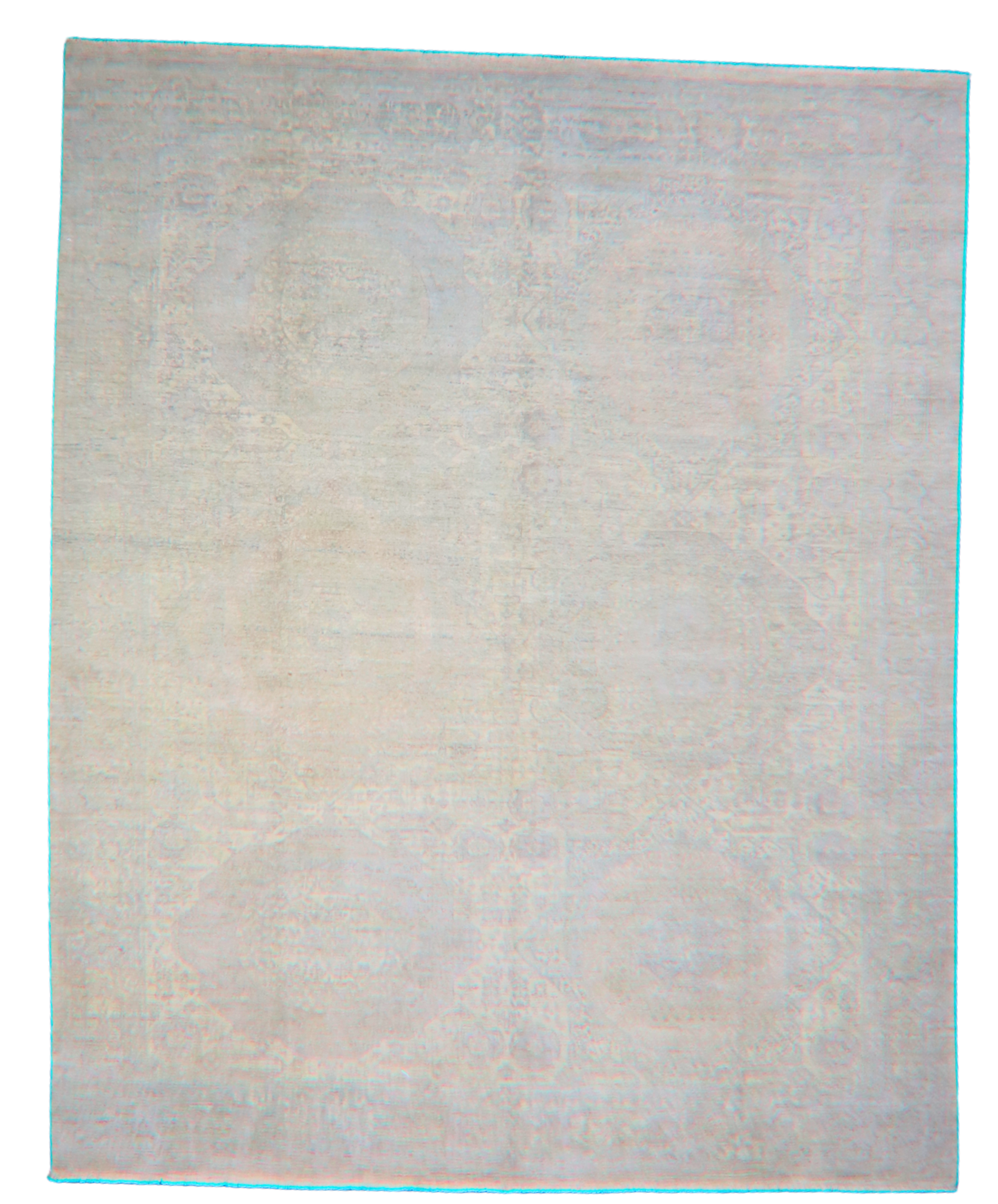 Whispered Elegance - Peshawar Rug from Afghanistan (8 × 9.11 ft) - 4