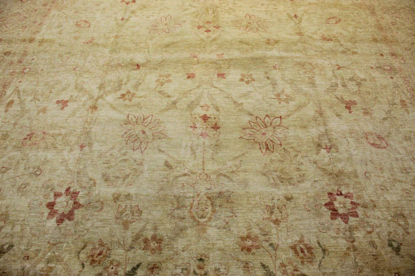 Muted tone Oushak rug