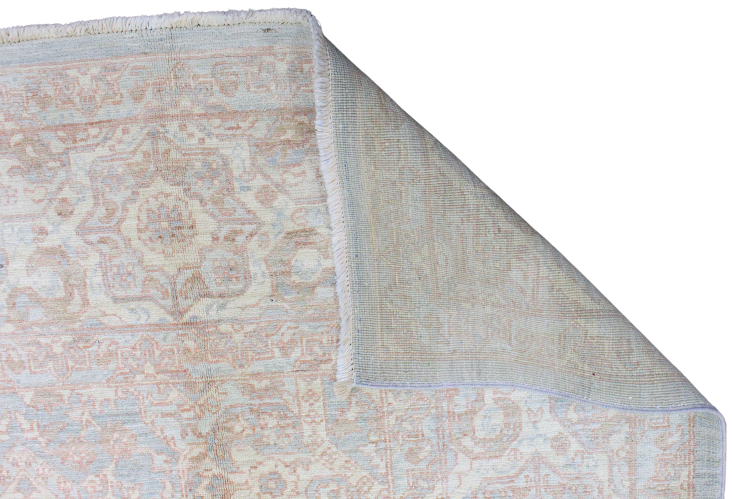 Whispered Symmetry - Oushak Rug from Afghanistan (8 × 9.11 ft) - 40