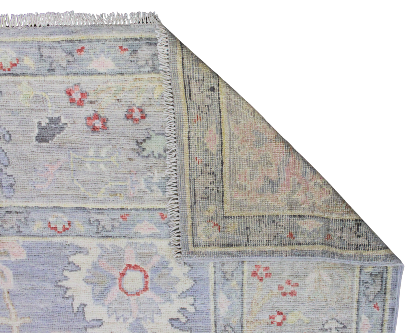 Sunset Garden - Oushak Rug from Afghanistan (7.9 × 8.1 ft) - 1000