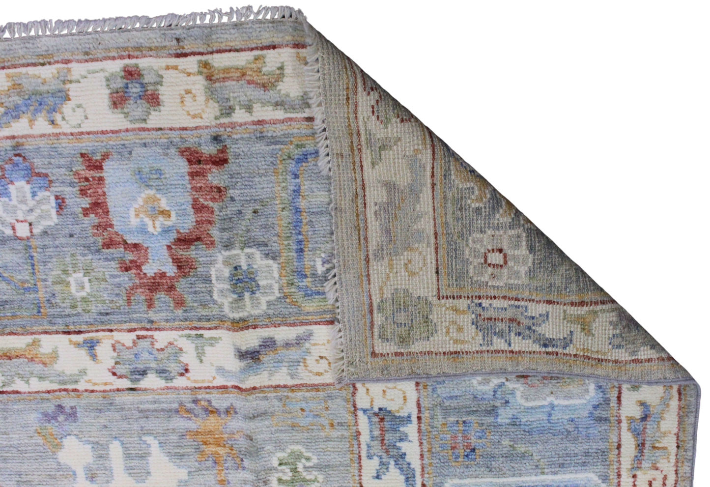 Whispers of the Sky - Afghan Oushak Rug (8 × 10.5 ft) - 60