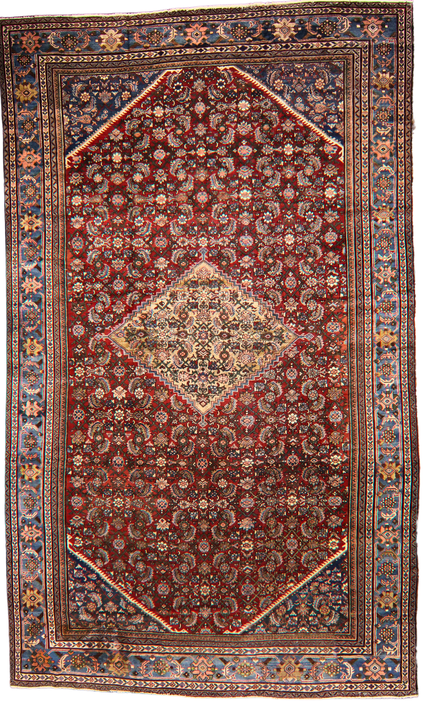 Majestic in Every Thread - Oversized Persian Mahal Rug (11 × 18.2 ft) - 1767