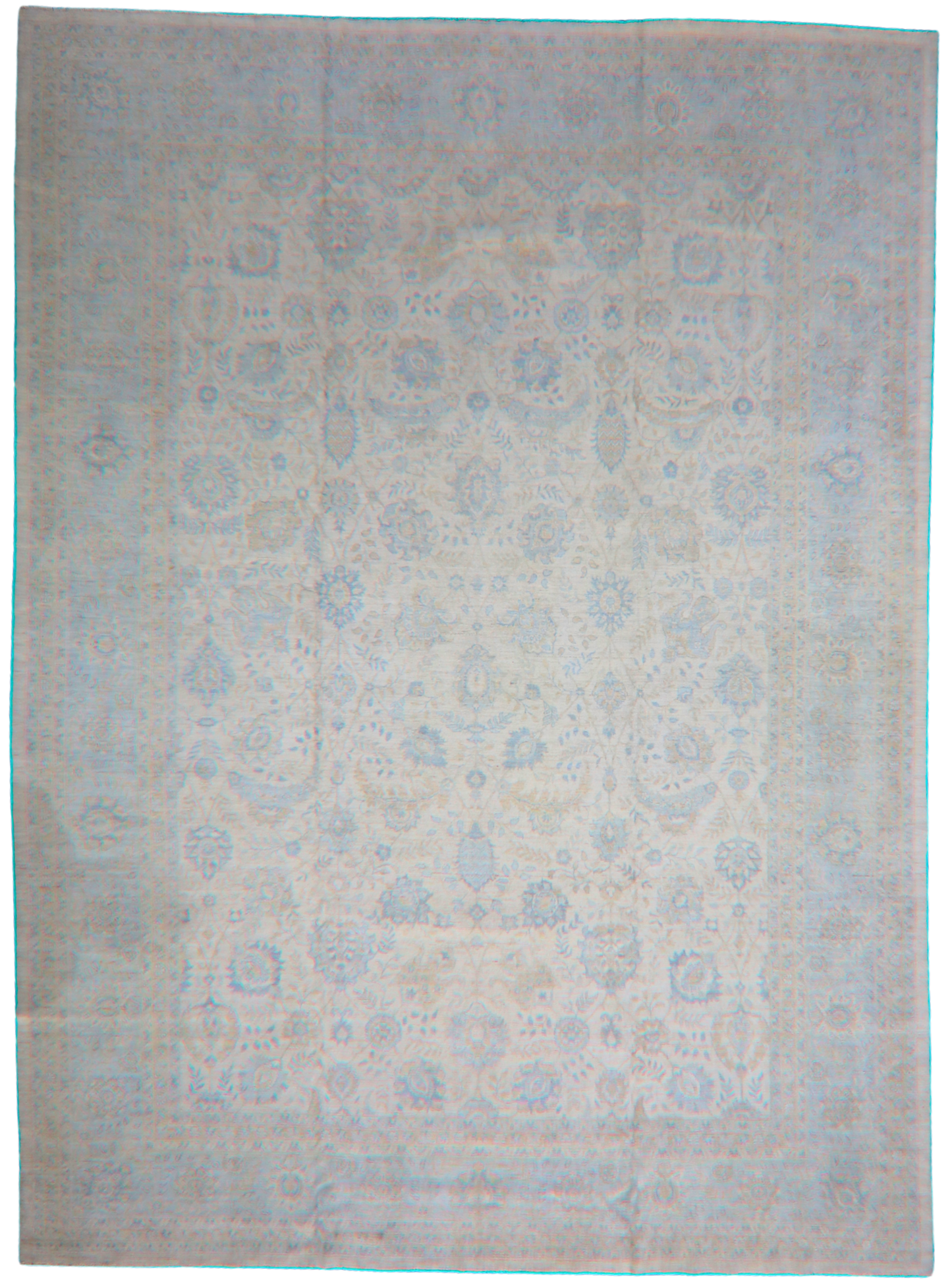 Clouded Elegance - Fine Tabriz Rug from Afghanistan (9.9×13.4 ft) - 2758