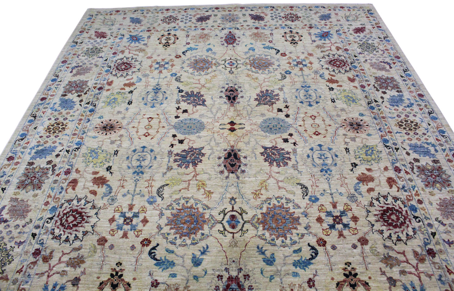 8.1 × 9.11 ft Tabriz-style rug from Afghanistan - 3