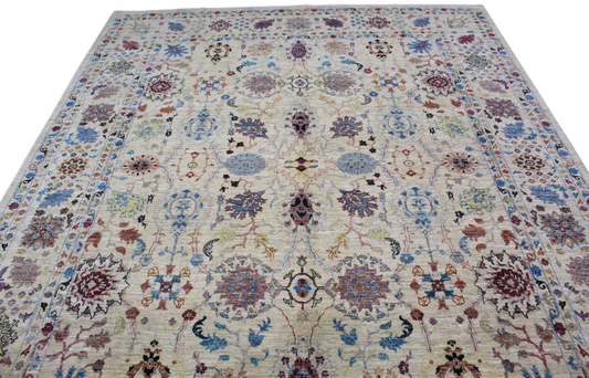 8.1 × 9.11 ft Tabriz-style rug from Afghanistan - 3