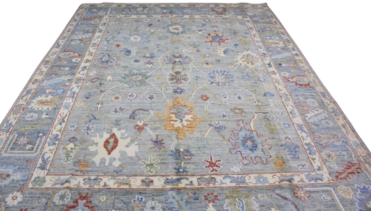 Whispers of the Sky - Afghan Oushak Rug (8 × 10.5 ft) - 60