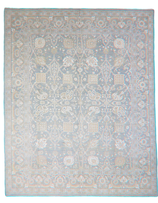 Whispered Opulence - Ariana Weave Rug from Afghanistan (7.9 × 9.6 ft) - 6