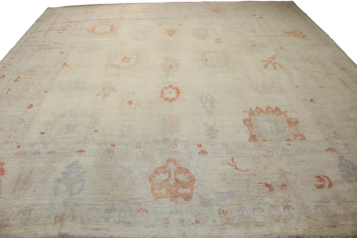Tribal pattern square area rug