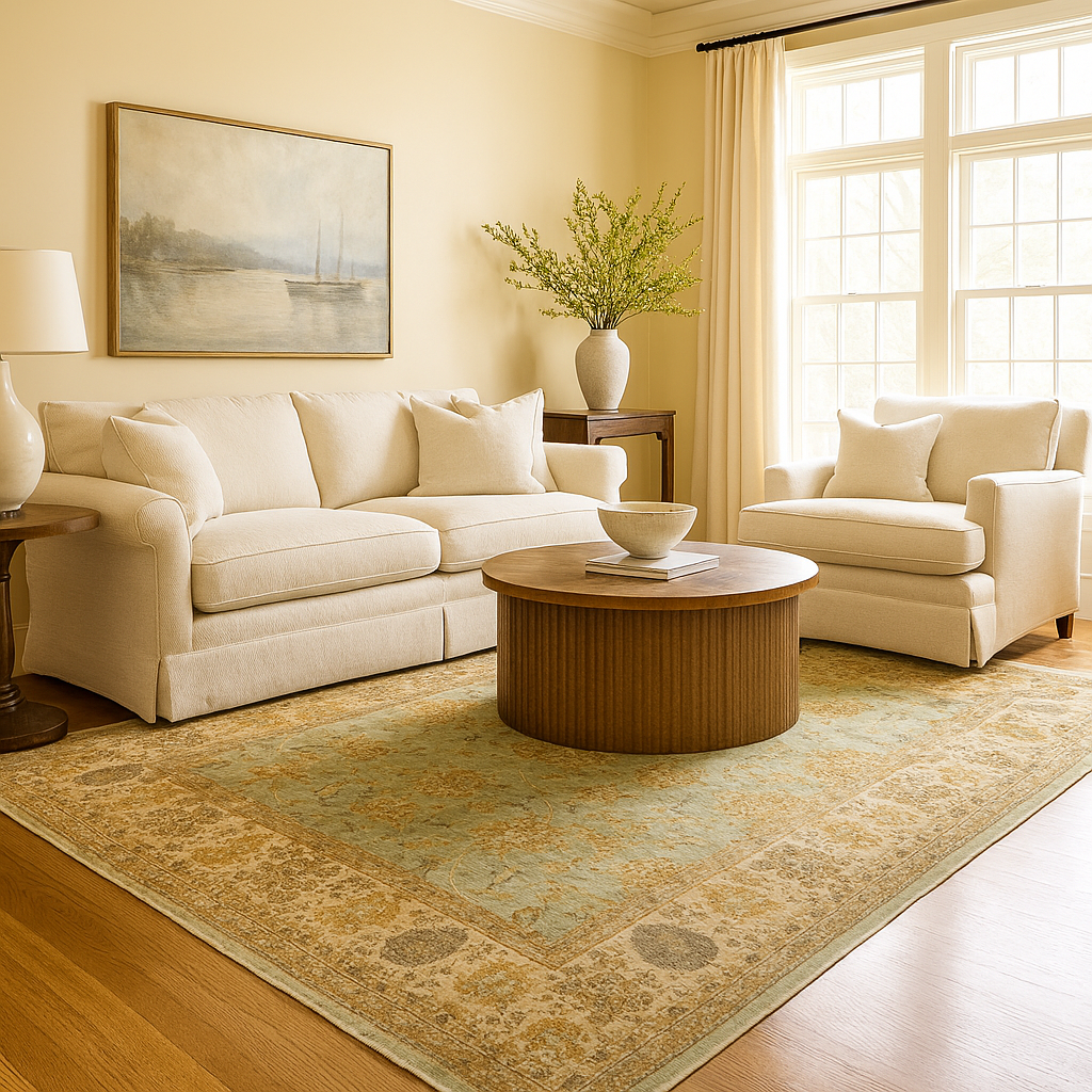Oushak Square Rug