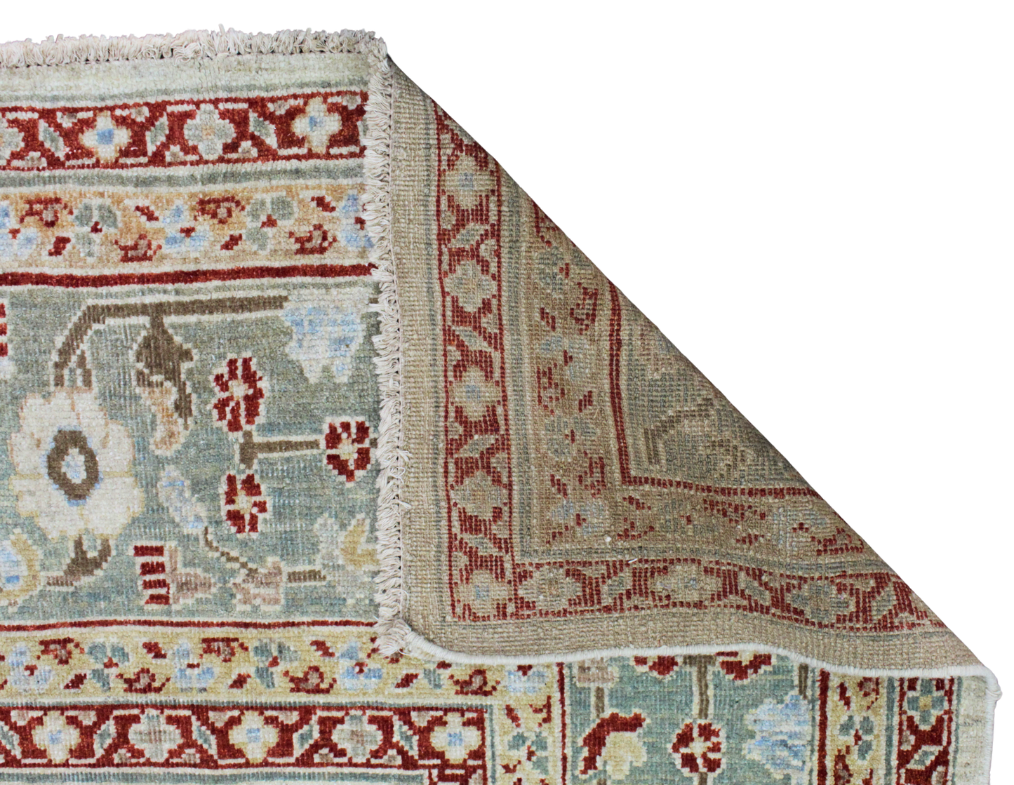 Hand-knotted Persian Mahal rug