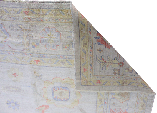 Hand-knotted tribal rugs 11x14 wool area rug