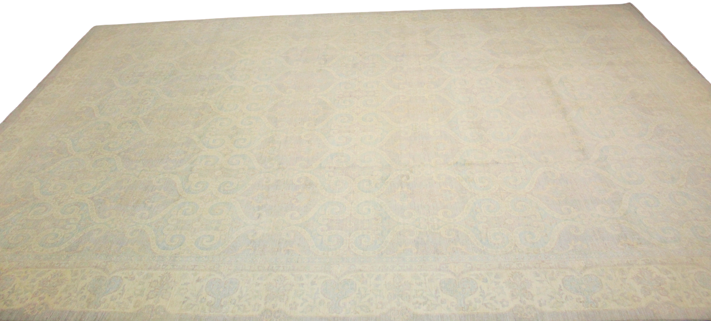 Large wool Oushak rugs