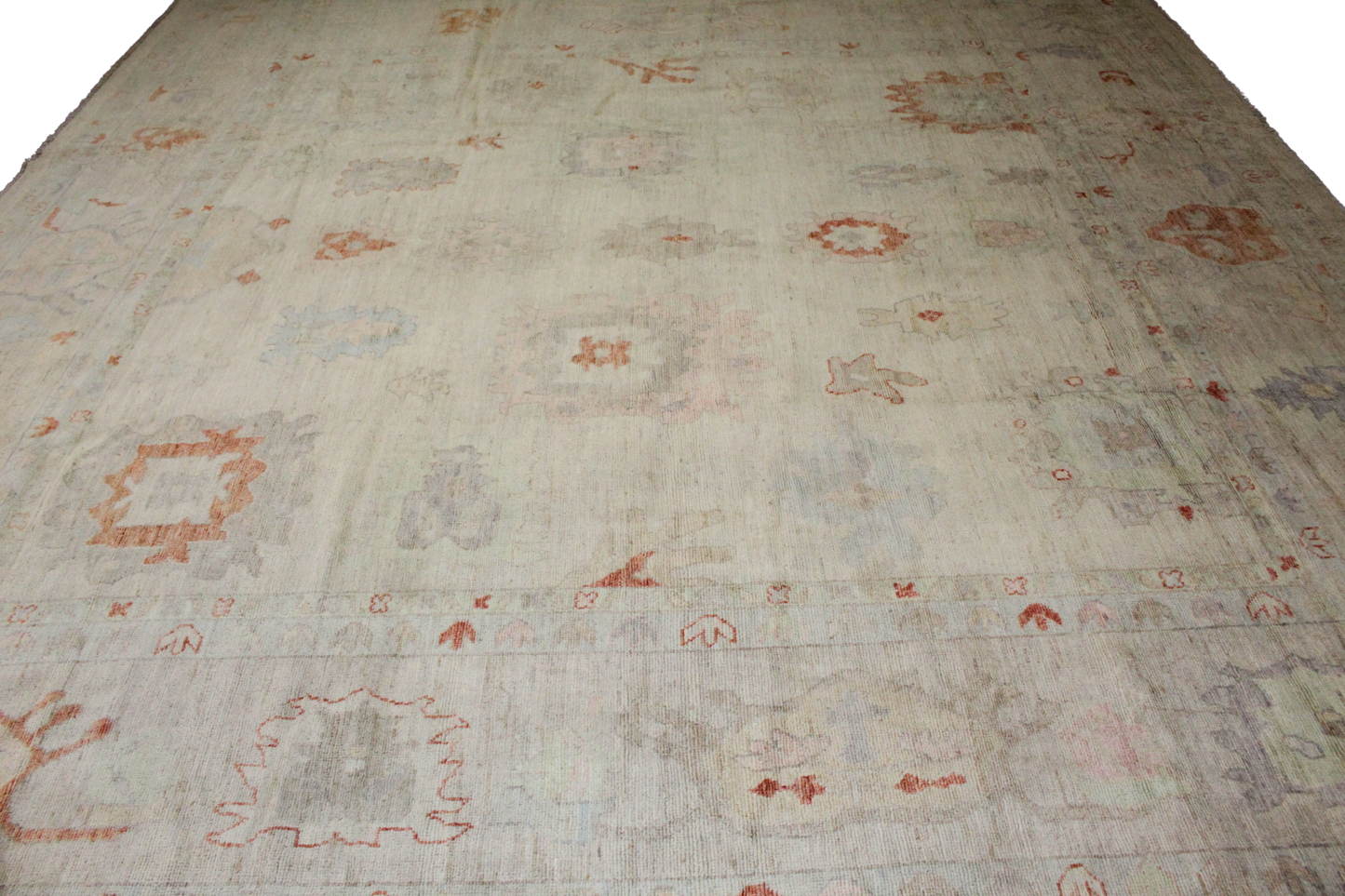 Modern neutral wool rug