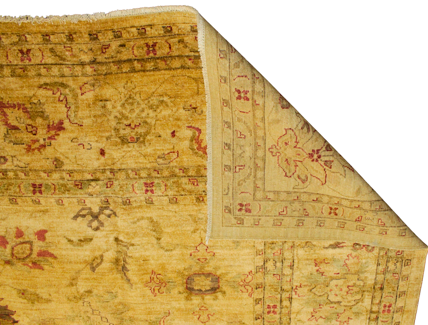 Pakistani Oushak rug for living room décor