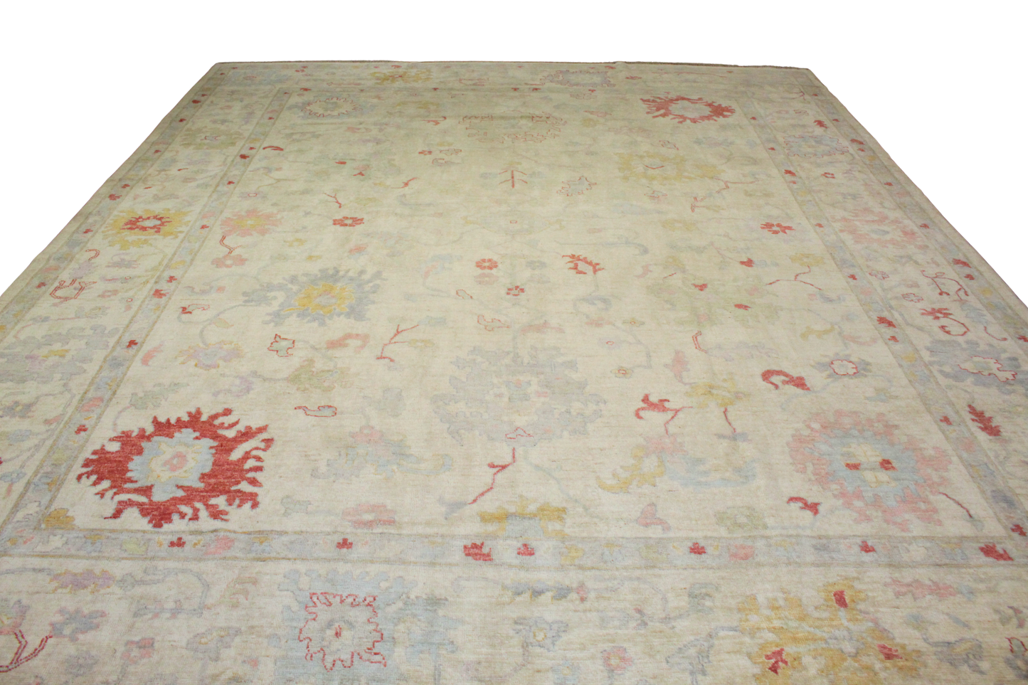 Oushak rug for living room