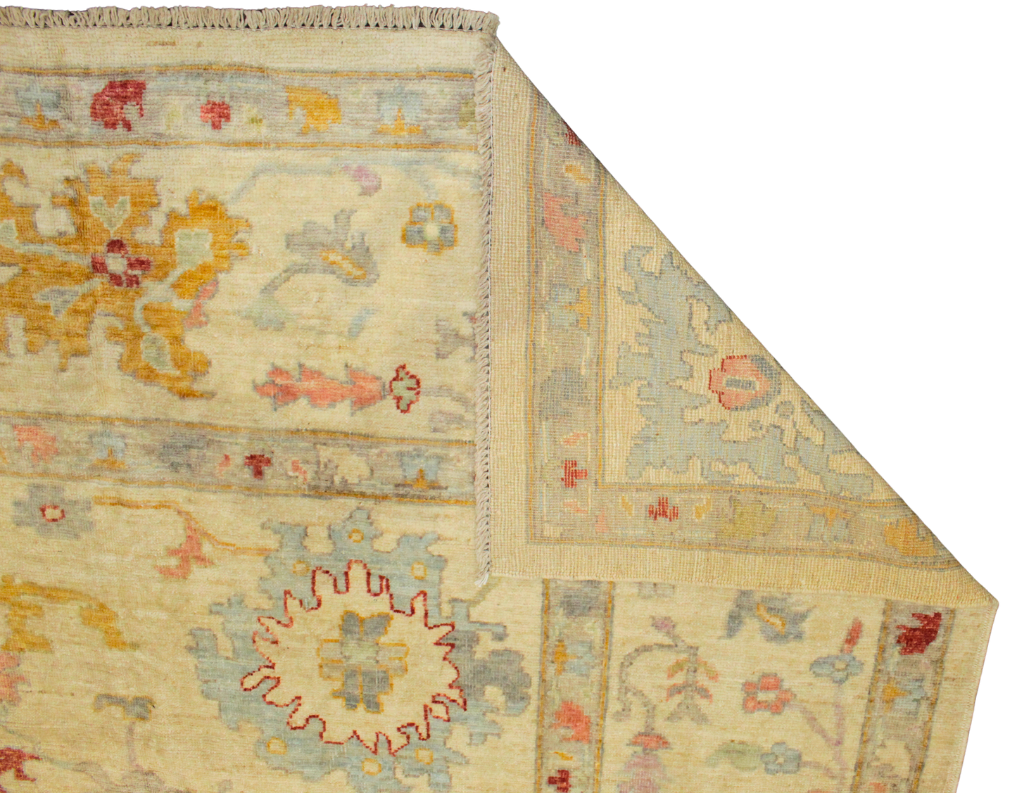 Light color tribal rug