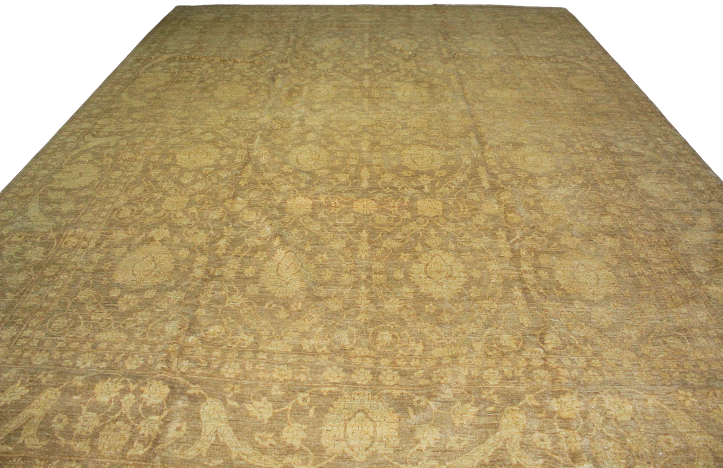 Large Oushak rug for living room