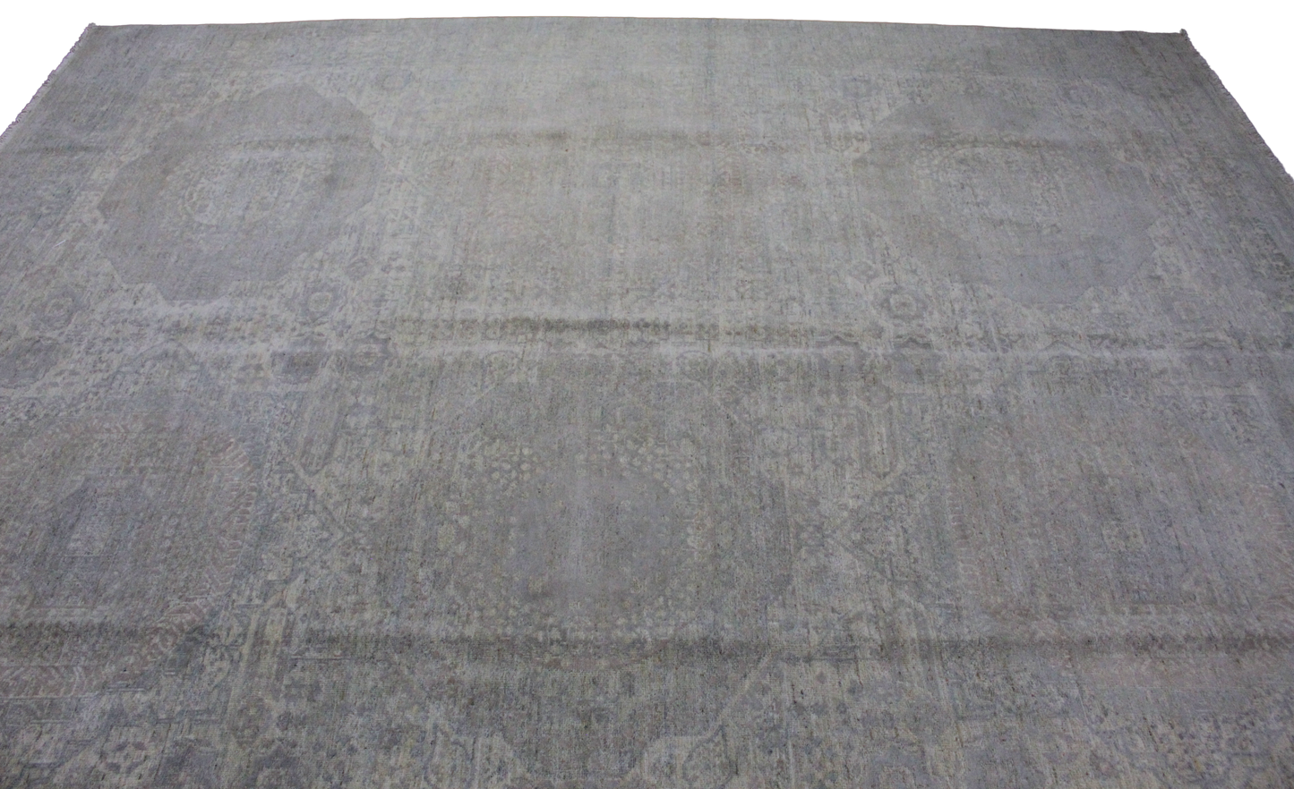 Whispered Elegance - Peshawar Rug from Afghanistan (8 × 9.11 ft) - 4
