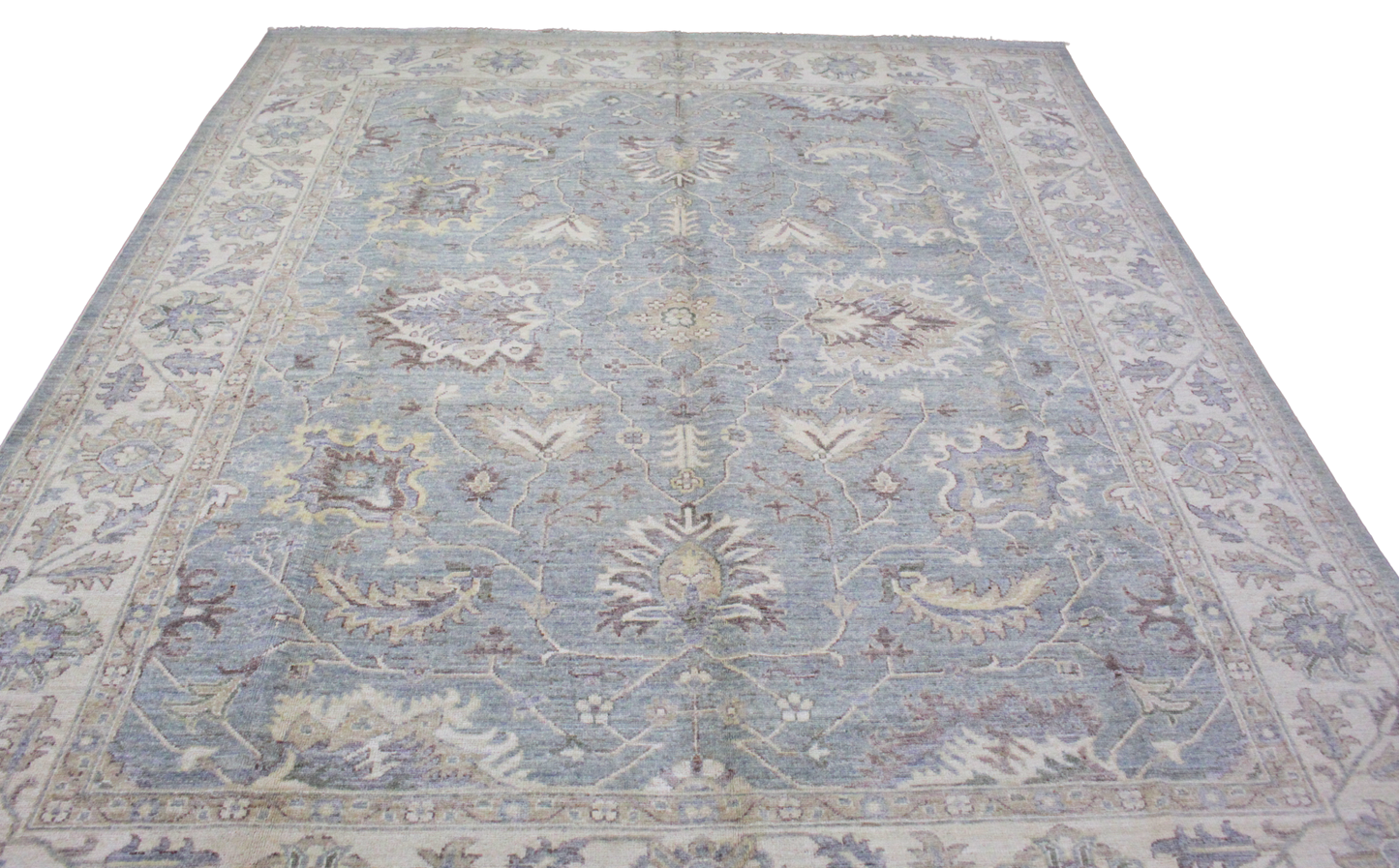 Cool Serenity - Oushak Rug from Afghanistan (8.1 × 9.10 ft) - 56