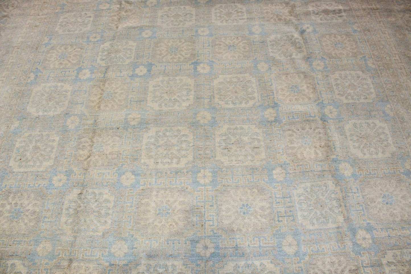 Desert Ice - Khotan Rug from Afghanistan (10.1 × 13.5 ft) - 2759