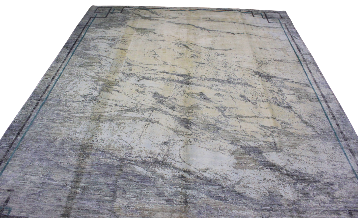 Marble Illusion - Modern Afghan Rug (8.1 × 10.2 ft) - 66
