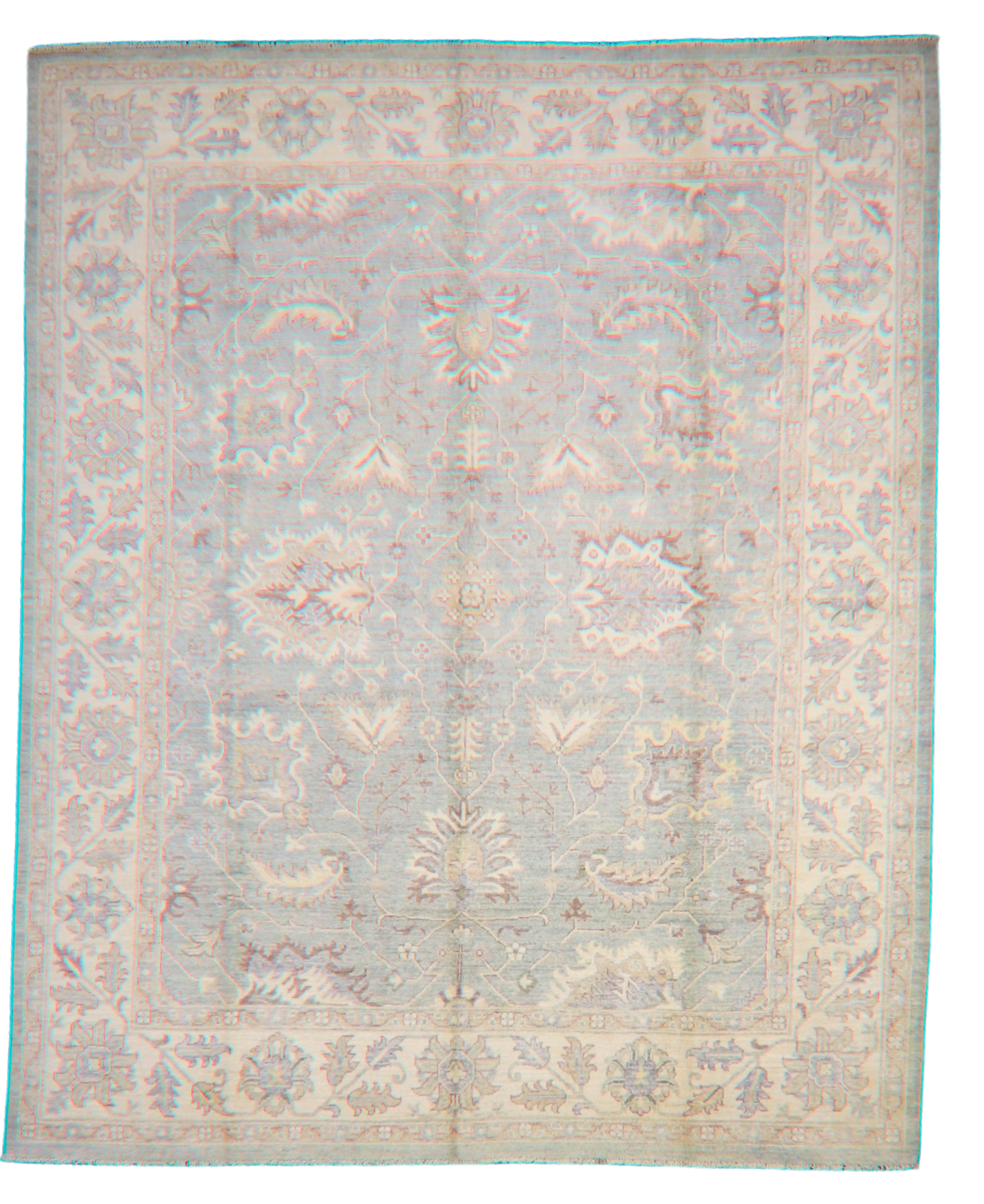 Cool Serenity - Oushak Rug from Afghanistan (8.1 × 9.10 ft) - 56