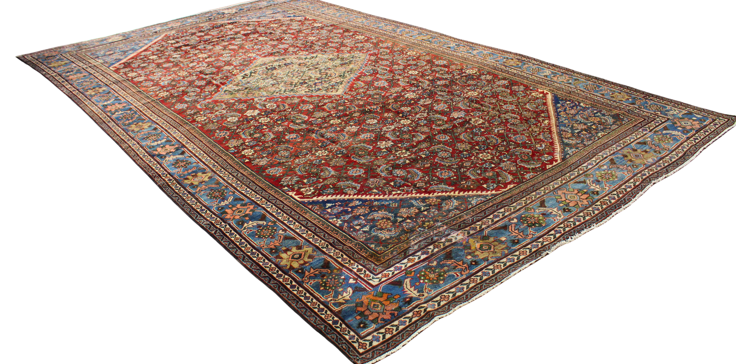 Majestic in Every Thread - Oversized Persian Mahal Rug (11 × 18.2 ft) - 1767