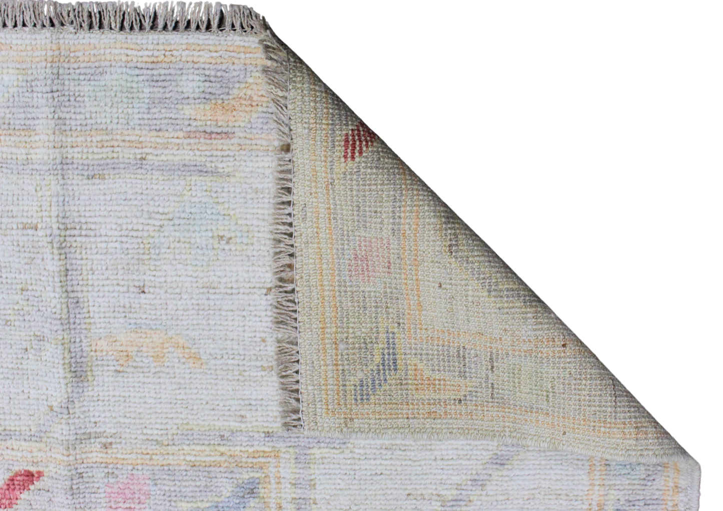 Soft Geometry & Pastel Grace - Oushak Rug