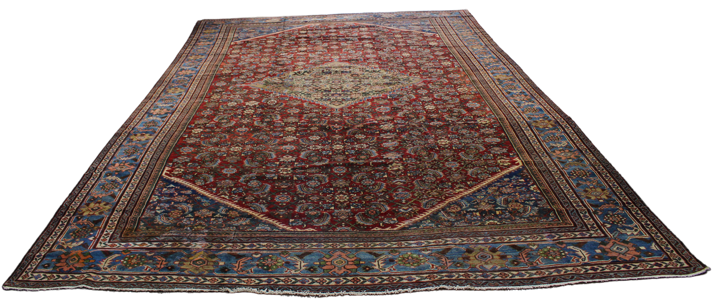 Majestic in Every Thread - Oversized Persian Mahal Rug (11 × 18.2 ft) - 1767