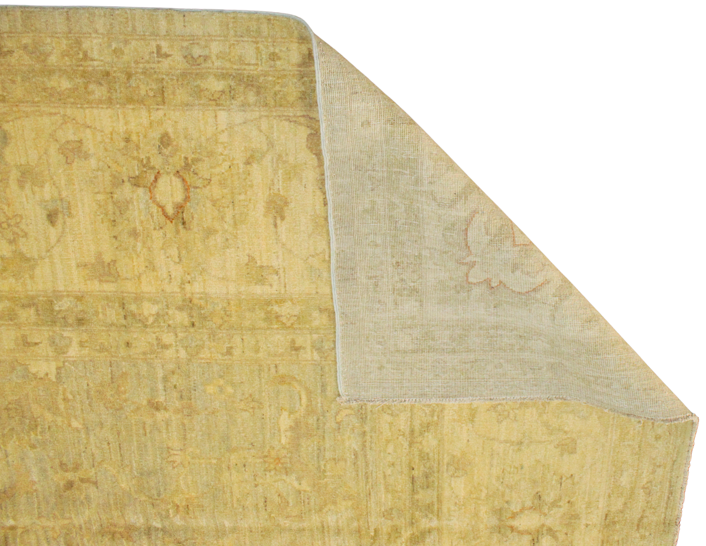 neutral Oushak area rug