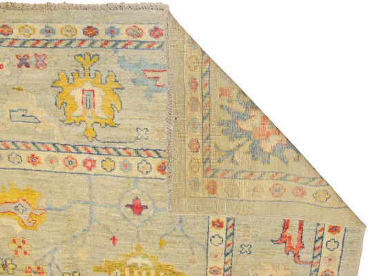hand-knotted Oushak rugs
