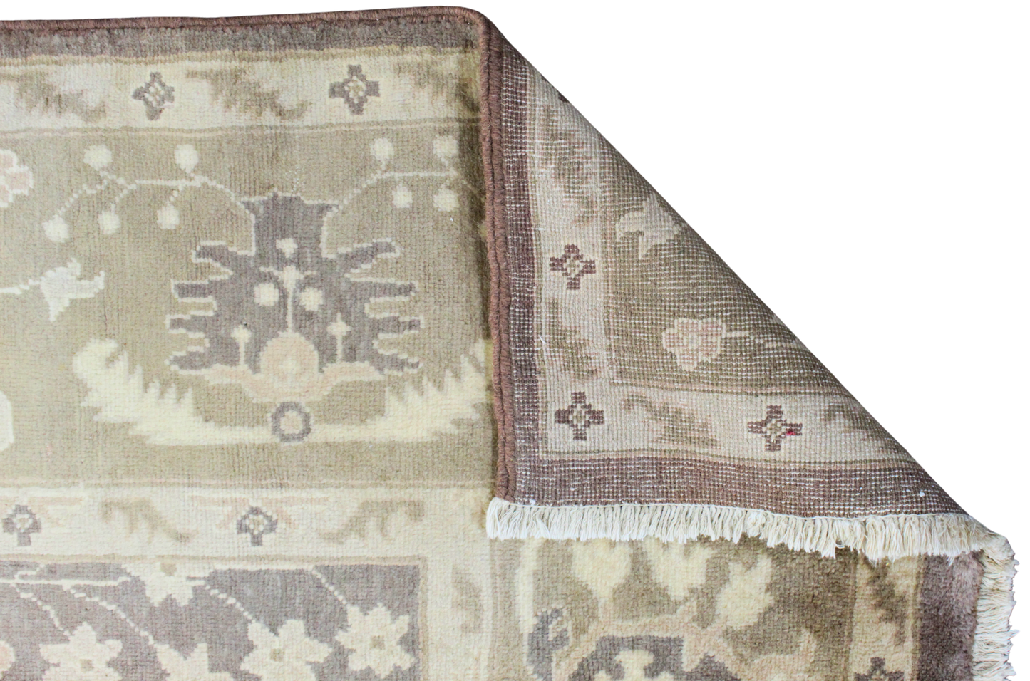 vintage Persian rug with floral allover pattern
