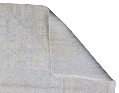 Whispered Elegance - Peshawar Rug from Afghanistan (8 × 9.11 ft) - 4