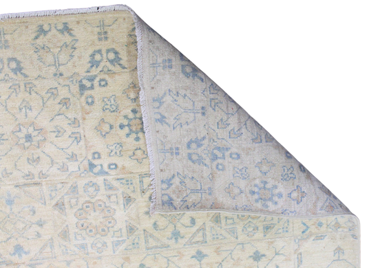 Ornate Precision - Oushak Afghan Rug (8.1 × 10.4 ft) - 77
