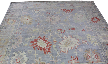 Sunset Garden - Oushak Rug from Afghanistan (7.9 × 8.1 ft) - 1000