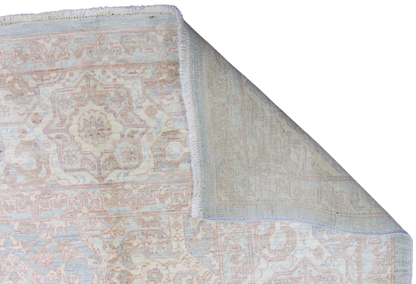 Whispered Symmetry - Oushak Rug from Afghanistan (8 × 9.11 ft) - 40