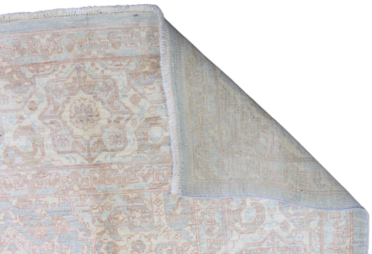 Whispered Symmetry - Oushak Rug from Afghanistan (8 × 9.11 ft) - 40