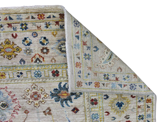 Jewel-Toned Balance - Fine Afghan Rug (5.6 × 8 ft) - 5