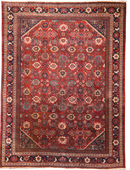 Antique Elegance - Mahal Rug from Persia (10.2 × 13.7 ft) - 1699