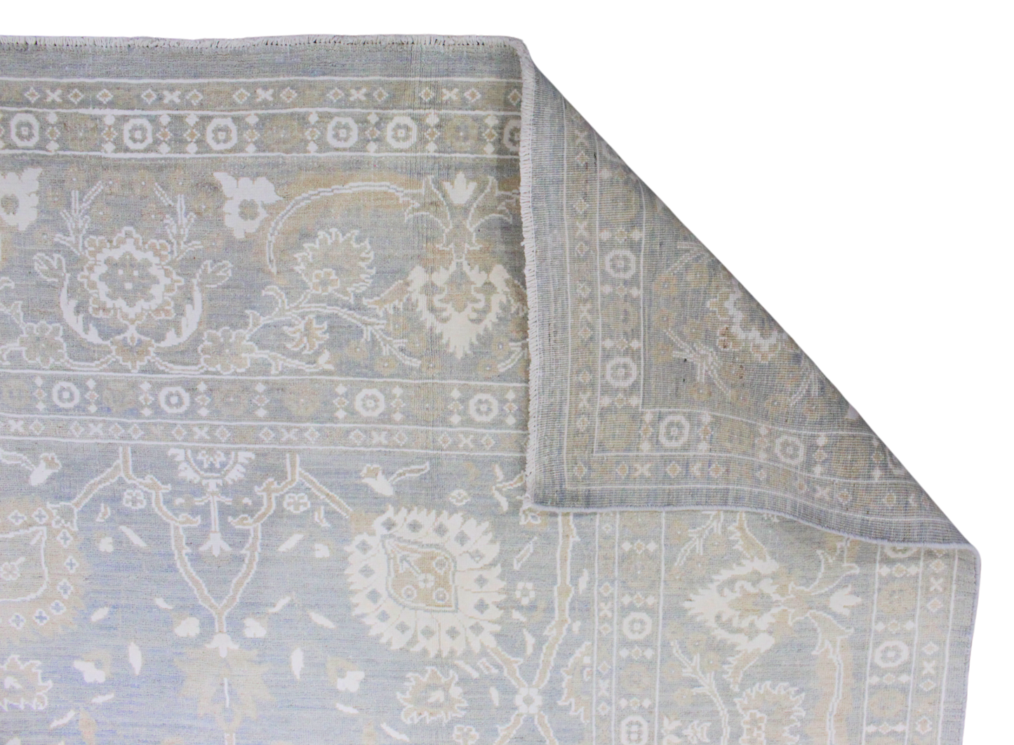 Whispered Opulence - Ariana Weave Rug from Afghanistan (7.9 × 9.6 ft) - 6