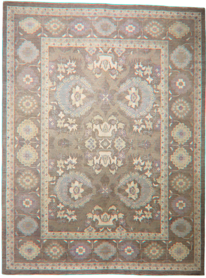Regal Calm - Ariana Fine Afghan Rugs (10.1 × 13.5 ft) - 2771