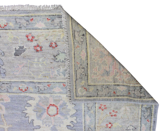 Sunset Garden - Oushak Rug from Afghanistan (7.9 × 8.1 ft) - 1000