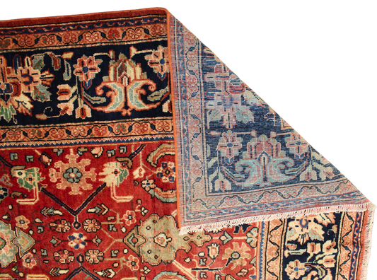 Timeless Elegance - Antique Mahal Rug from Persia (10.8 × 13.9 ft) - 1710