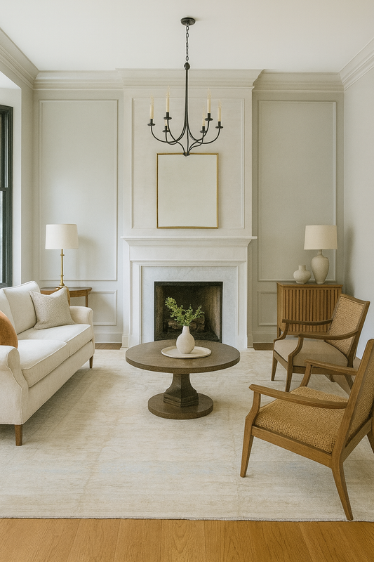 Whispers of Elegance — Oversized Neutral Afghan Oushak Rug (12′8″ × 17′2″) - 2819