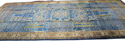 Imperial Garden - Antique Agra Rug from India (11.6 × 23.1 ft) - 1776