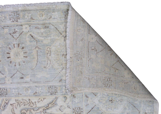 Ivory Lacework - Hand-Knotted Ariana Rug from Afghanistan (7.9 × 9.5 ft) - 18