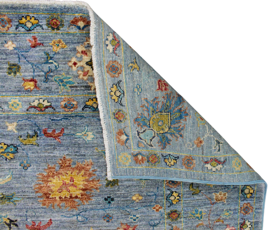 Twilight Blossom - Fine Afghan Rug (5.6 × 8 ft) - 2