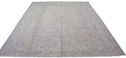 Whispered Symmetry - Oushak Rug from Afghanistan (8 × 9.11 ft) - 40