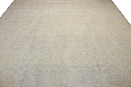 Timeless Grace - Ariana Fine Rug in Soft Ivory &amp; Mist Blue (11′8″ × 17′2″) - 2825